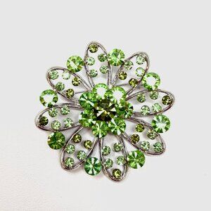 🆕 On Trend Peridot Crystal Pin